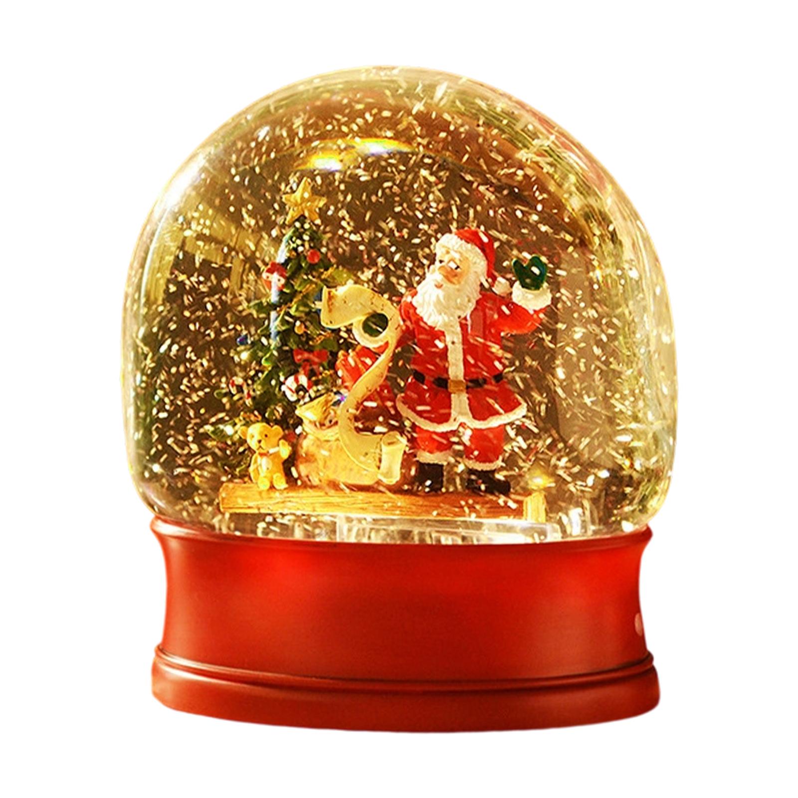 Snow Globe Musical - クリスマス スノーグローブ オルゴール、コレクション、卓上飾り、オルゴール クリスマスデコレーション、棚、フェスティバル、リビングルーム、デスク用