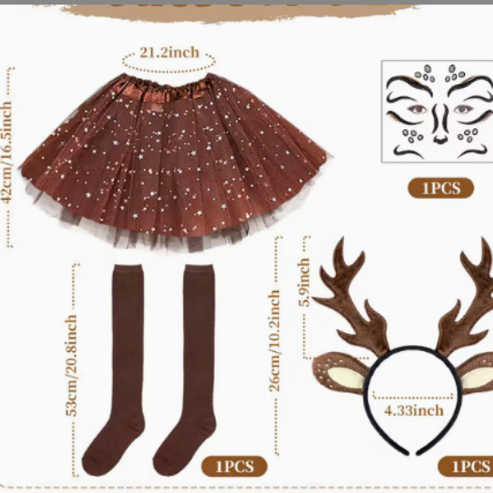 Reindeer Antlers Headband - 装飾的なクリスマスのトナカイの角のヘアフープ、ホリデーパーティーのコスチュームアクセサリー、大人と子供のためのお祝いのヘアアクセサリー