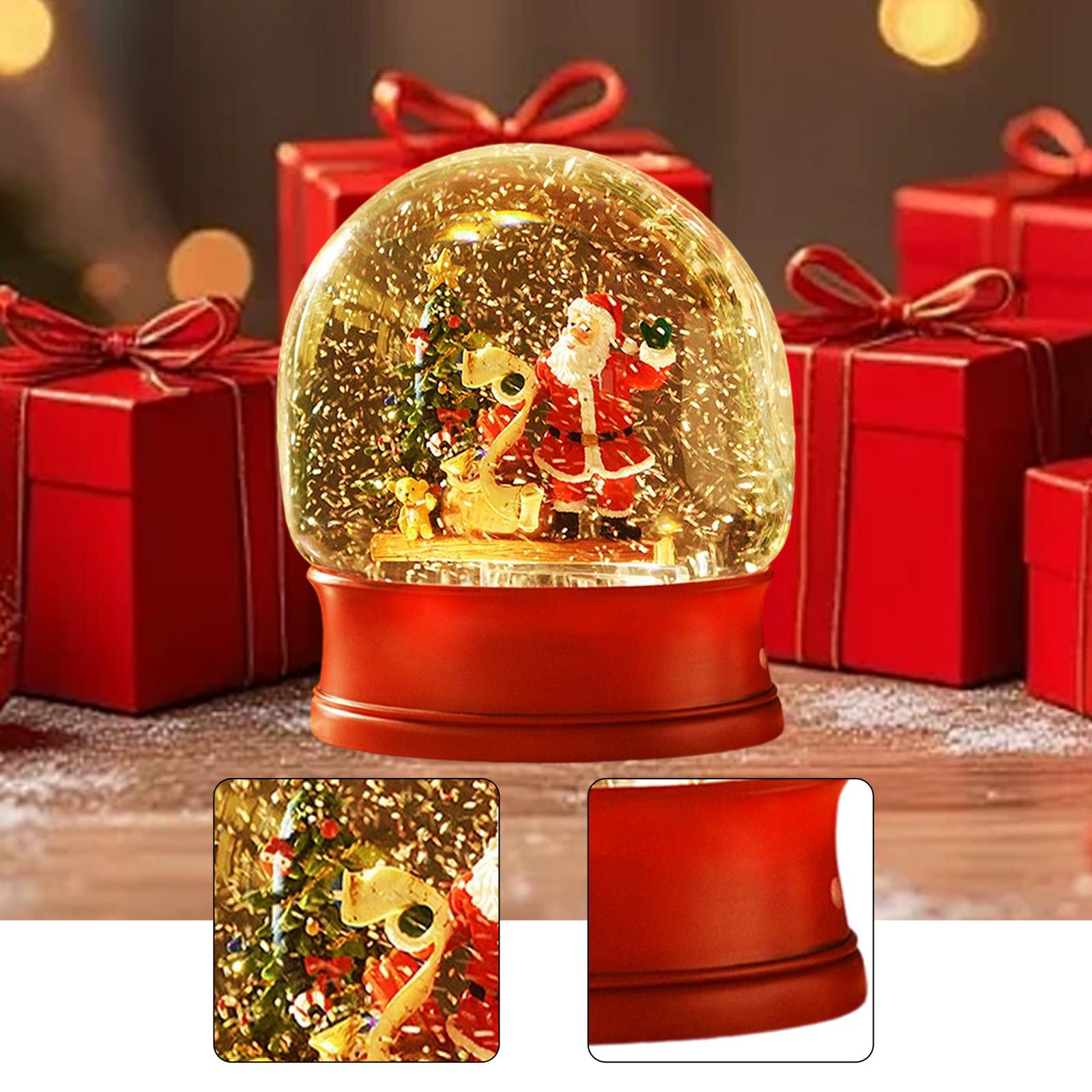 クリスマス スノーグローブ オルゴール、コレクション、卓上飾 - Snow Globe Musical のレビューと価格