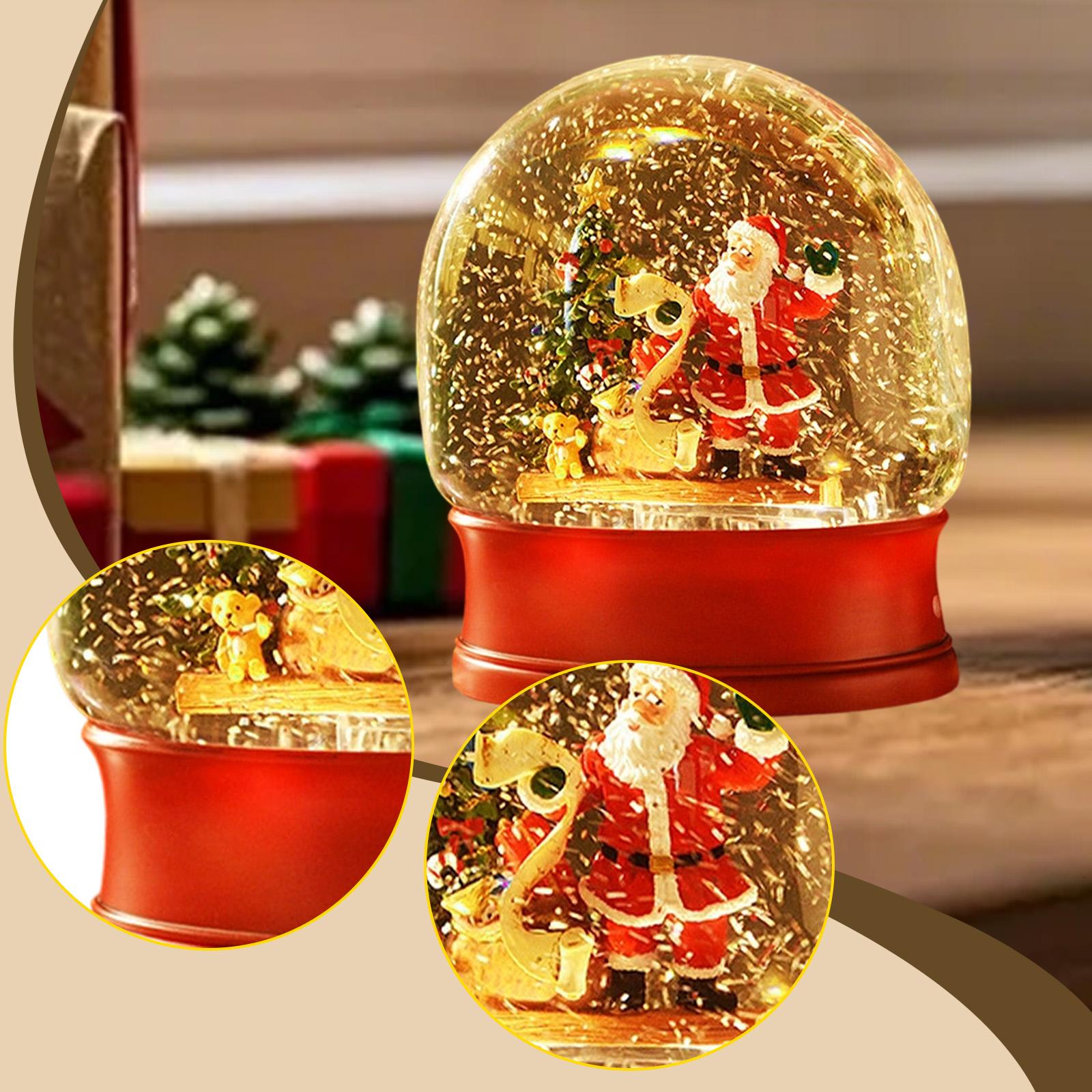 クリスマス スノーグローブ オルゴール、コレクション、卓上飾 - Snow Globe Musical のレビューと価格
