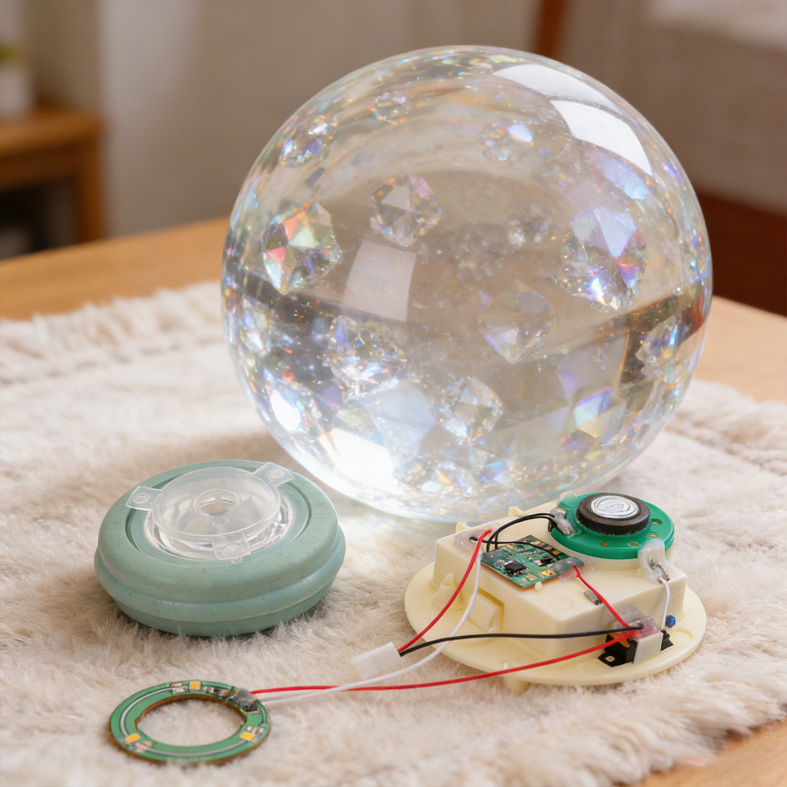 音楽と光付きスノードームキット DIY バッテリーボックスス - Snow Globe Musical のレビューと価格