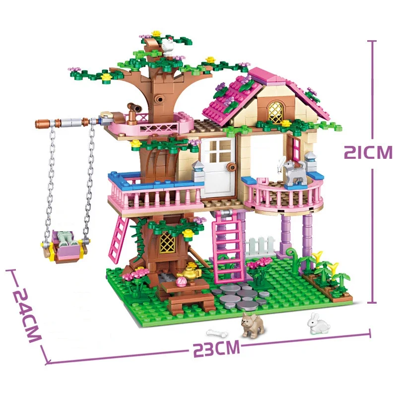 フレンズシティツリーハウスサマーホリデーヴィラキャッスルビル - Lego Set City のレビューと価格