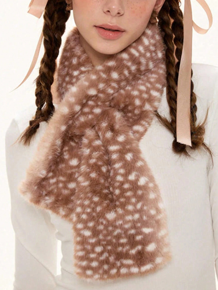 冬原宿エルクぬいぐるみスカーフクリスマスギフト鹿プリント暖か - Reindeer Antlers Headband のレビューと価格