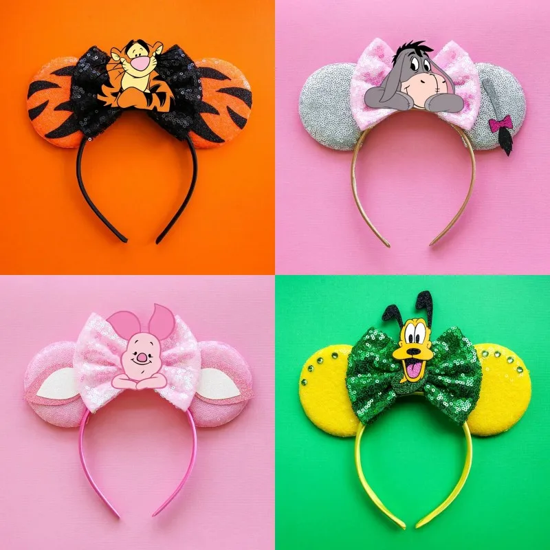ディズニー-ミッキーマウスと女の子のためのヘッドバンド,パー - Ribbon Bow Gift のレビューと価格