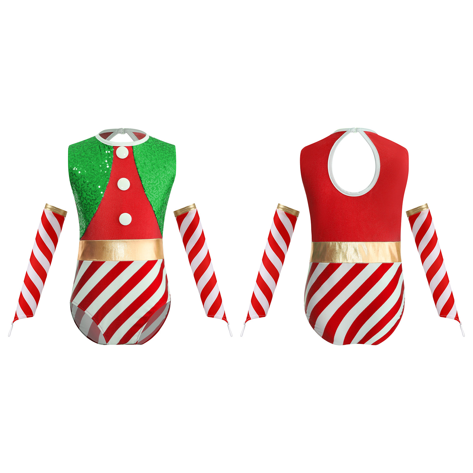 女の子クリスマスサンタエルフコスプレ衣装クリスマスカーニバル - Elf Costume Christmas のレビューと価格