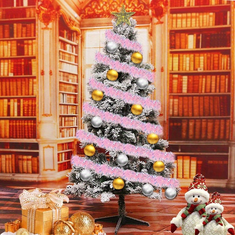 13フィートのピンクのクリスマスティンセルガーランド、クリス - Tinsel Garland Decoration のレビューと価格