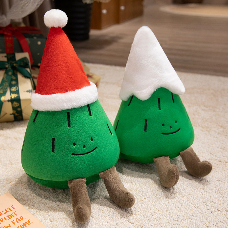 2026年版 カートゥーンクリスマスツリーぬいぐるみ 30c - Santa Hat Plush のレビューと価格