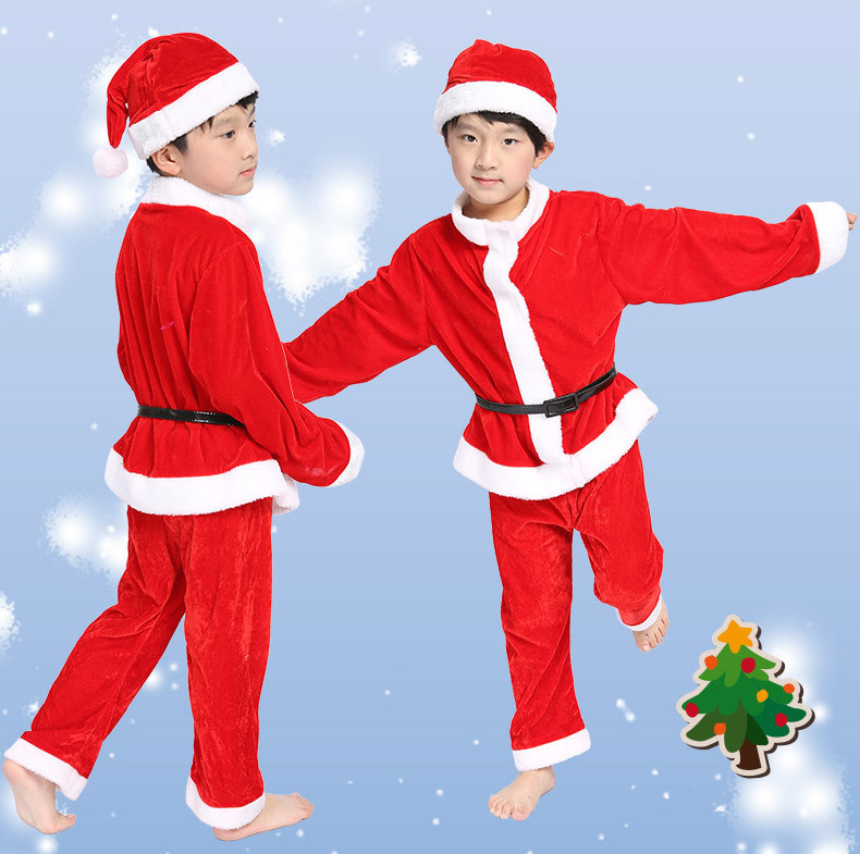 新年子供サンタクロース衣装コスプレクリスマスカーニバルパーテ - Elf Costume Christmas のレビューと価格