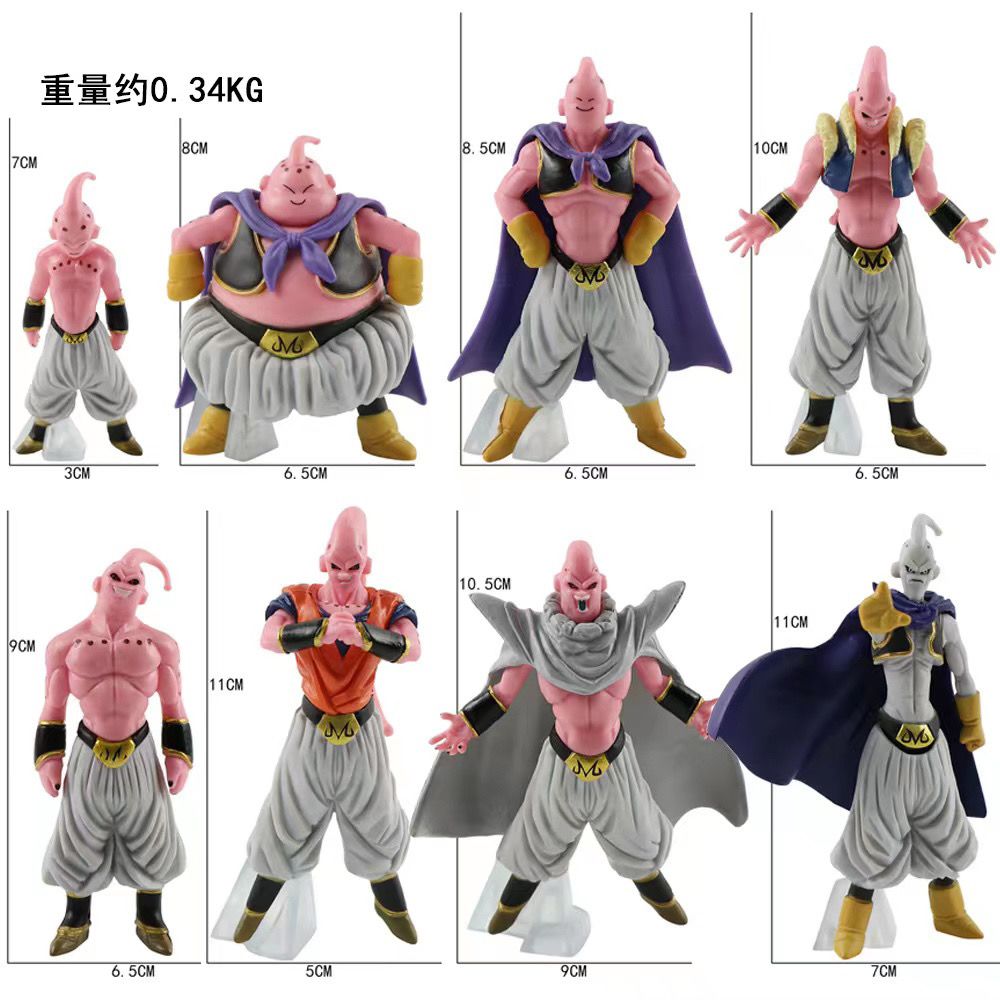 ドラゴンボール魔人ブウ漫画キュートフィギュアモデル可愛い2D - Ornament Ball Set のレビューと価格