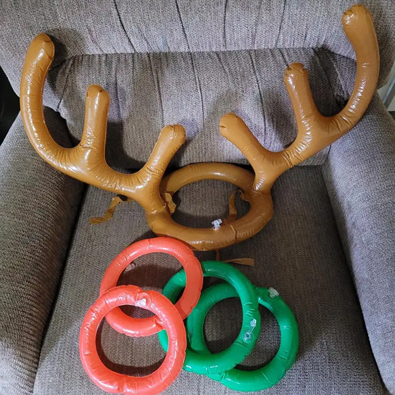 1/3/5 セットクリスマスゲームインフレータブルトナカイ枝 - Reindeer Antlers Headband のレビューと価格